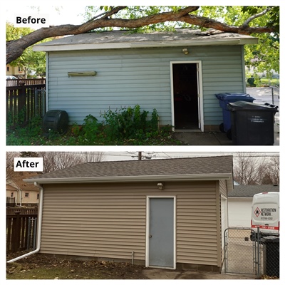 Structural Rebuild after Storm in Minneapolis, MN