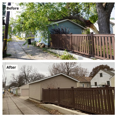 Structural Rebuild after Storm in Minneapolis, MN